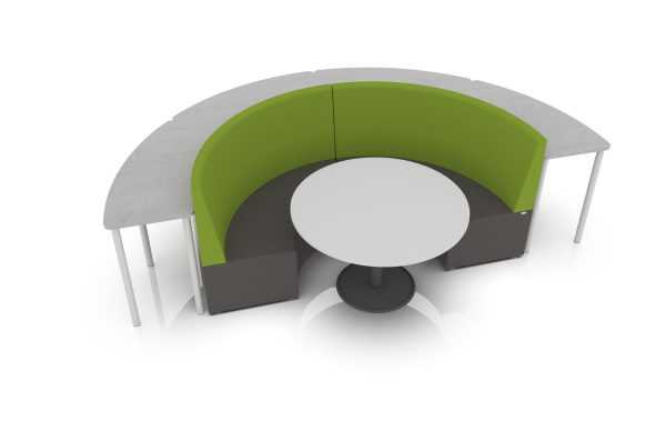 Buddy Arc Table (1310w x 550d) - CLEARANCE - Image 2