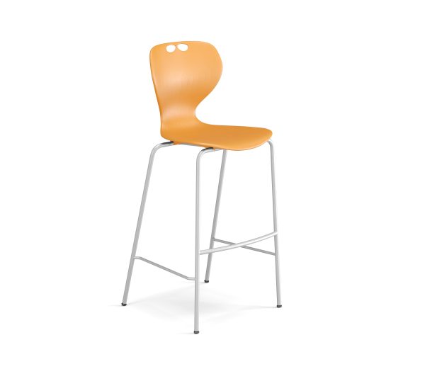 Mata High Stool - with backrest