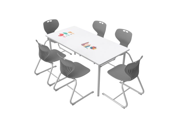 Buddy Whiteboard Rectangle 1600x800 Table