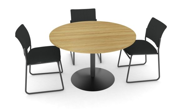 Buddy Pedestal Meeting Table (1200mm Dia)
