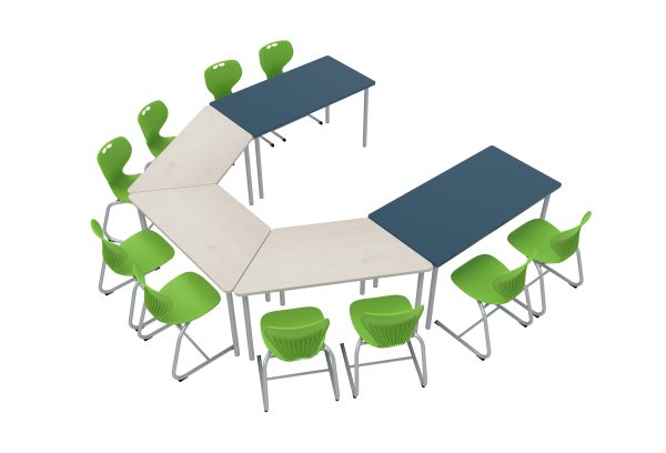 Buddy Trapezoid Table - Image 4