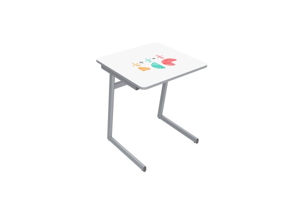 Buddy Fixed Top Desk - Whiteboard