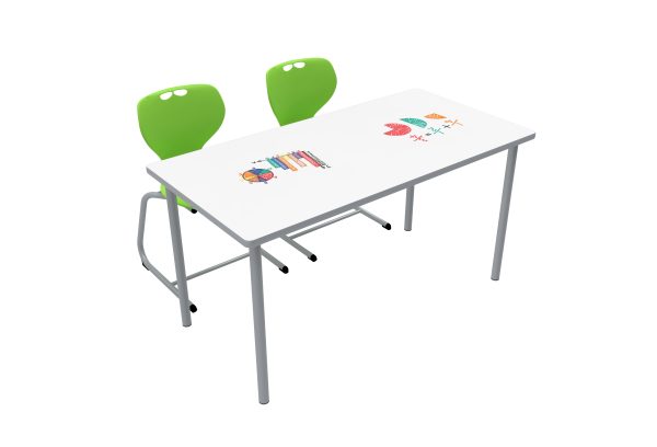 Buddy Whiteboard Rectangle 1400x700 Table